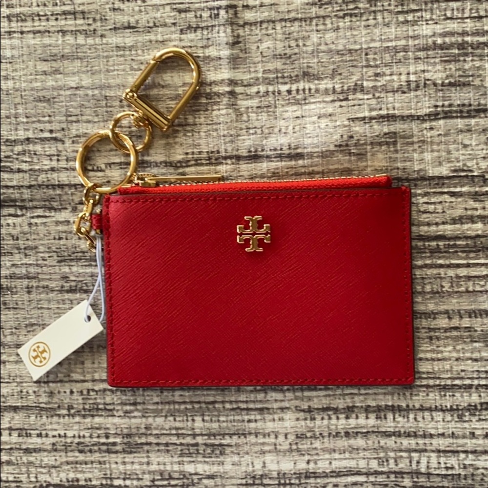 Tory Burch Emerson Key Ring, card/id holder